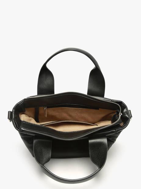 Handtas Hofn North Leder Nathan baume Zwart north 2 ander zicht 3